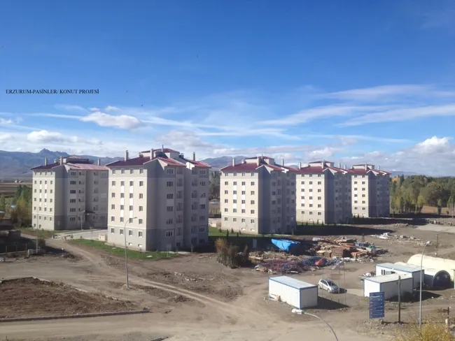 Pasinler İlçesi 168 adet Konut